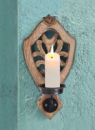 Buy wall hanging candle holder and get the best deals at the lowest prices on ebay! Mothers Day Gift Wooden Wall Sconce Candle Holder And Tea Lights Votive Candle Charming Home Essential Festive Decorative Design 2 Buy Online In Belize At Belize Desertcart Com Productid 7063151