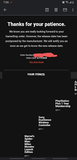 Did Anyone Else S Ps5 Preorder From Gamestop Get Delayed Gaming