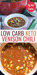 Venison Chili Venison Recipes Low Carb Slow Cooker Recipes Venison Chili