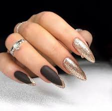 Wonderful New Year Manicure 2020 Brilliant Ideas For Nail Design For The New Year Manicure 2020 In 2020 Nails Design With Rhinestones Coffin Nails Designs New Year S Nails