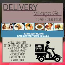 Get your favorite restaurants foods delivered to your door or business in the aiken south carolina 803fooddelivery is the most comprehensive delivery service in the aiken area with hundreds of. Malam Ni Nak Try Delivery Dari Village Grill Muar Facebook