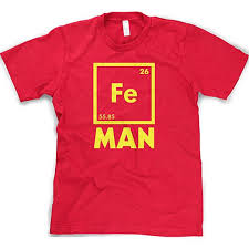 Science Periodic Table Tee Funny Fe Iron Tshirt Science Shirts Chemistry Shirts Funny Funny Science Shirts