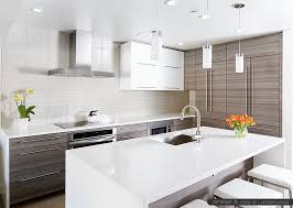 modern kitchen backsplash with white