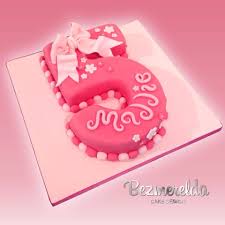 Number Five Birthday Cake Made By Bezmerelda Festa Aniversario Aniversario Bolo