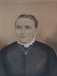 Late 1800s Portrait Painting of French Nun