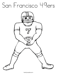 San francisco 49ers, high quality coloring pages with spongebob, patrick star, angry birds, minnie mouse and winx, download and print for free. San Francisco 49ers Coloring Pages Coloring Home