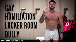 Gay humiliation - locker room bully