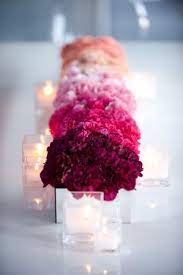 Beautiful Floral Ombre Wedding Flowers Wedding Centerpieces Wedding Flowers