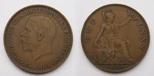 The 1970 d penny is worth around $0.30 in uncirculated condition with an ms 65 grade. History Of The British Penny 1901 1970 Wikipedia