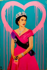Cerita dari suhu gee13 (forum semprot.com). Queen With A Heart By Pegasus 2017 Andy Warhol Pop Art Amazing Street Art Mediums Of Art
