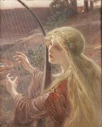 L Art Magique Julius Johann Ferdinand Kronberg Art Les Arts Harpe Celtique
