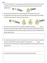 Waves on a string learning objectives from this la. Wave On A String Phet Lab Distance Learning By Sunrise Science Tpt