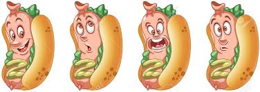 Bucket, brush, spray and coloring pen. Hot Dog American Hotdog Fast Food Concept Emoji Emoticon Collection Royalty Free Cliparts Vectors And Stock Illustration Image 114904393