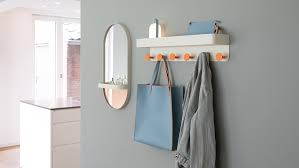 In a kitchen or bathroom environment the coat rack is often used to hang towels. Remember Wall Mounted Coat Rack With Shelf Creme