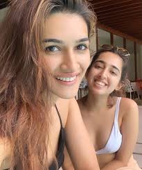 At times we fight and drive each other crazy but also without a doubt she is my baby sister and we share a. Kriti Sanon Enjoying At Maldives Beaches Bollywood Actress Bollywood Photos Actresses
