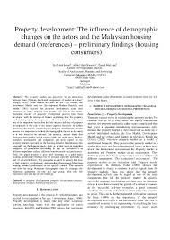 The chief pilot has to be a part of this process. Pdf Property Development The Influence Of Demographic Changes On The Actors And The Malaysian Housing Demand Preferences Preliminary Findings Housing Consumers Hafiszah Ismail Academia Edu