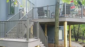 Vevor handrail outdoor stairs outdoor handrail 4ft white step handrail for porch. Prestige Rail Aluminum Deck Railing By Dekpro Deck Rail Supply