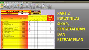 Rekap daftar nilai harian sdmi semua kelas sahabat media pendidikan dimanapun berada di kesempatan kali ini admin coba membagikan contoh rekapitulasi daftar nilai kurikulum 2013 jenjang sdmi lengkap untuk kelas 1 sampai kelas 6 yang dapat bapak ibu unduh pada link yang akan admin sediakan. Part 2 Raport K13 Smp Input Nilai Rekap Youtube