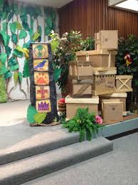 At camp out vbs, kids trek through an outdoor adventure―minus the bug spray and lack of sleep! Safari Jungle Vbs Vbs Themes Jungle Decorations Safari Decorations