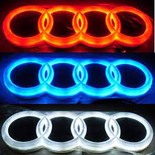 audi a3 logo led trunk emblem sticker in 2021 car logos led logo lighting logo