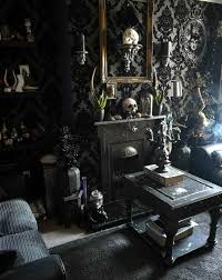 Halloween Style Gothic Glam Living Room Gothic Living Rooms Halloween Living Room Goth Home Decor