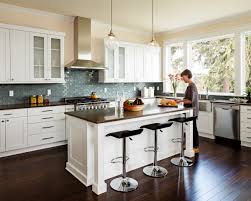 white cabinets and dark countertop