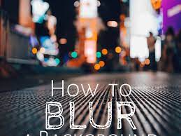 How to take a picture with a blurry background. How To Take A Photo With A Blurred Background Feltmagnet