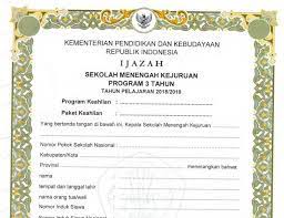 More images for format ijazah » Download Juknis Penulisan Ijazah Tahun 2019 Komunitas Smk Kabupaten Grobogan