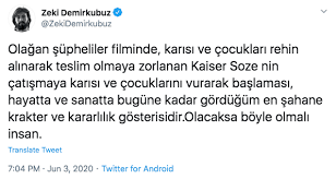 Macar, neredeyse efsanevi bir üne sahip olan türk mafya lideri keyser söze'nin de limanda olduğunu ve onun birçok kişiyi öldürdüğünü iddia eder. Gokhan Yucel On Twitter Keyser Soze Burada Anlatilan Seyleri Yapmiyor Ya Da Bunu Bilemeyiz Diyeyim Orada Dinledigimiz Kendini Anlattigi Bir Hikaye Oldugu Icin Olaylarin Gercek Olduguna Inanmamiz Icin Bir Sebep Yok Cok Iyi