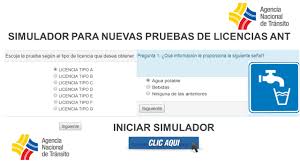 Simulador Preguntas Ant Para Licencias Ecuador 2021