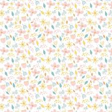 Seamless floral pattern on green. Purple Floral Pattern Background Vector Picker