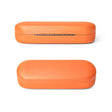 Oplee&trade; Hard Shell Eyeglass Case with Grey Microfiber Cloth &ndash; Oplee&trade; Travel  Contact Lens Case