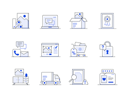 A Set Of Detailed Icons Or Illustrations Used For Visual Design In 2020 Icon Icon Design Design Jobs