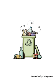 Trash Drawing - How To Draw Trash Step By Step