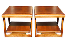 Interesting Things Llc Vintage Okl Lane Midcentury Side Tables Pair One Kings Lane In 2020 Side Table Mid Century Side Table Lane Furniture