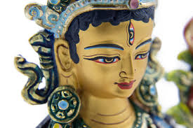 Red Tara Painted Statue
