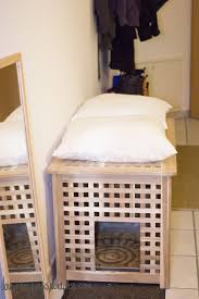 A cat litter box is a better solution. 11 Simple Diy Kitty Litter Boxes And Loos From Ikea Units Shelterness