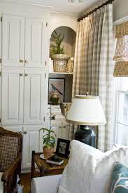 Buffalo Check Fabric Buffalo Check Curtains Blue Color Palette Client Houston Www Mdickensdesign Com Home Home Decor Living Room Windows