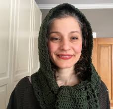 Crochet Hooded Scarf PATTERN, Scoodie Crochet Pattern, Hooded Scarf  Pattern, Schoodie, Scarf Pattern With Hood, Crochet Patterns for Women