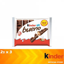 Kinder bueno chocolate is now available in ice cream forms. Online Groceries Malaysia Kinder Bueno Value Pack 2s X 3 Kinder Dksh Potboy Groceries