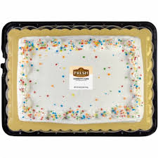 Download the instacart app now to get groceries, alcohol, home essentials, and more delivered in as fast as 1 hour to your front door or available for pickup from your favorite local stores. Bakery Fresh Goodness Confetti 1 4 Sheet Cake With Buttercream Icing 3 Lbs Kroger