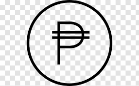 The symbol resembles a roman letter p with two horizontal strokes. Philippine Peso Sign Currency Symbol Mexican Colombian Dollar Black And White Transparent Png