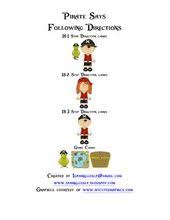 Pirate Says Following Directions 1 2 And 3 Step Directions Speech Therapy Materials Following Directions Listening And Following Directions