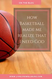 How Basketball Made Me Realize That I Need God Livelifewell Basketball Basketball Court I Need God