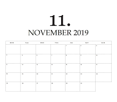 November Wall Calendar 2019 Printable Free Printable Calendar Templates Calendar 2019 Printable Printable Calendar Template