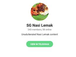 Feel free to add on. Sg Nasi Lemak Group