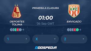 Tolima goleó a jaguares | foto: Deportes Tolima Envigado Live Score Stream Odds Stats News