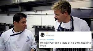 Gordon ramsay is getting a taste of his own medicine. Tit For Tat Thai Chef Calls Gordon Ramsay S Dish A Disaster Tweeple Feel He Found His Match Trending News The Indian Express