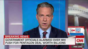 Find the latest breaking news and information on the top stories, weather, business, entertainment, politics, and more. Government Officials Alarmed Over Wh Push For Pentagon Deal Worth Billions Cnn Video