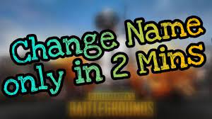 How To Change Name In Pubg Mobile Youtube